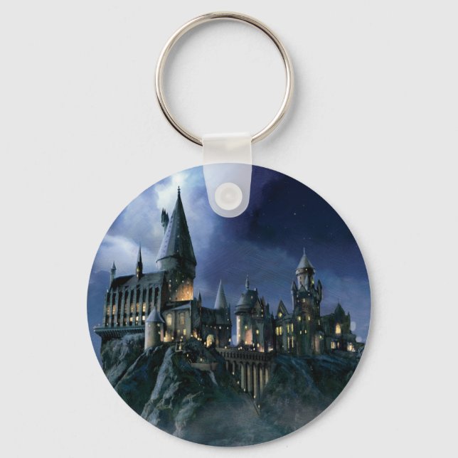 Chaveiro Castelo Harry Potter | Hogwarts ao Luar (Frente)