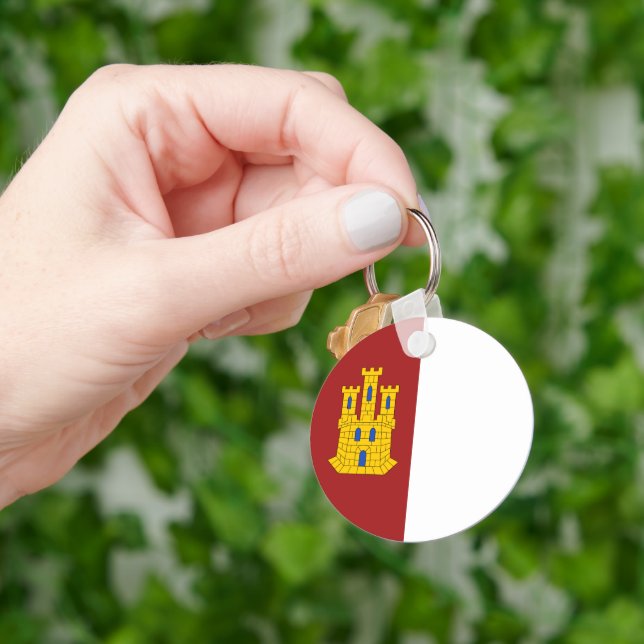 Chaveiro Castilla La Mancha casaco de armas - Espanha (Mão)