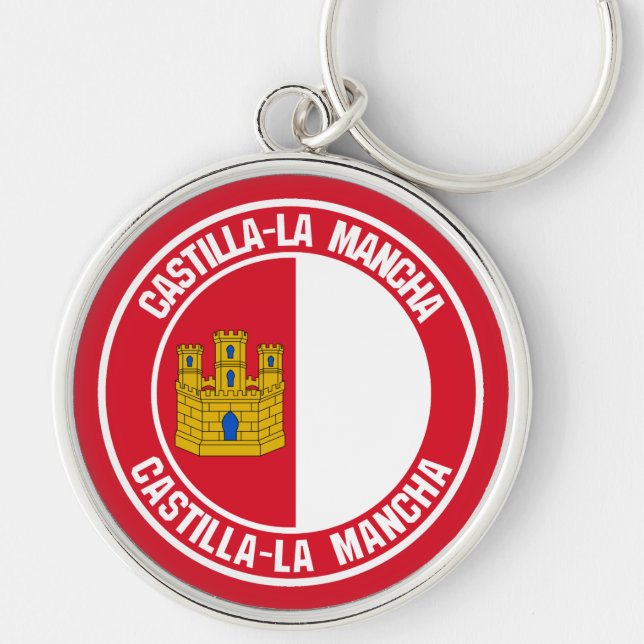 Chaveiro Castilla-La Mancha Round Emblem (Frente)