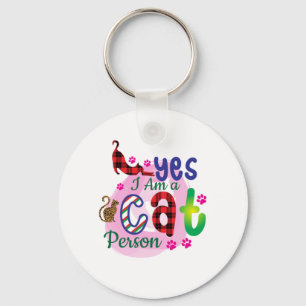 Chaveiro Cat Art I É Uma Pessoa De Gatos