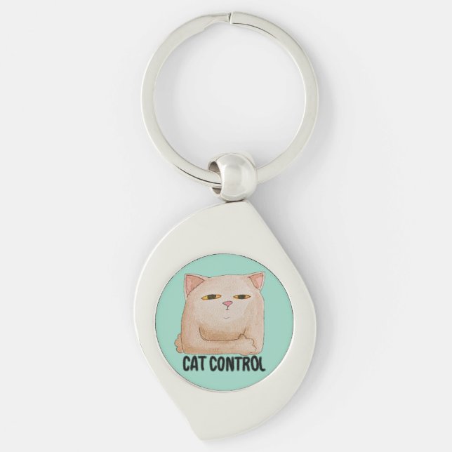 Chaveiro Cat Control (Frente)