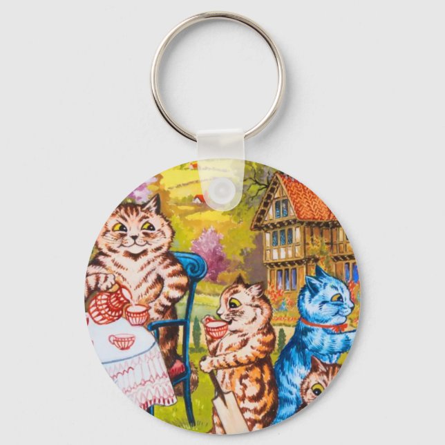 Chaveiro Cat Garden Party (Frente)