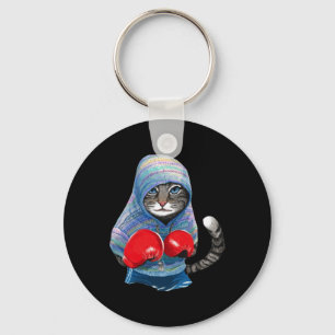 Chaveiro Cat In Boxing Suit