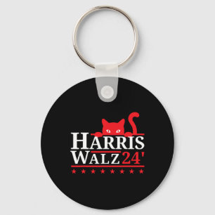Chaveiro Cat Lady For Kamala Harris Tim Walz Vp 2024