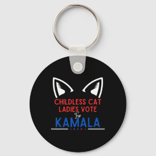 Chaveiro Cat Lady Voting Kamala Harris Cachorro Mãe Votar A