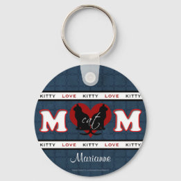 Chaveiro Cat Mãe Gatinho Personalizada Amor