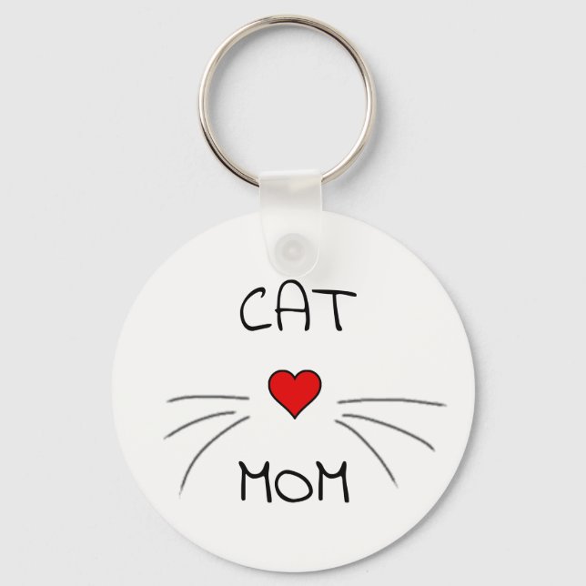Chaveiro Cat Mãe Heart and Whiskers (Frente)