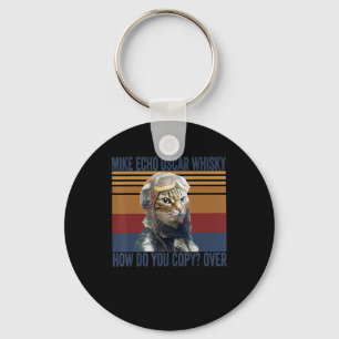 Chaveiro Cat Pilot Mike Echo Oscar Whisky Costume Gift
