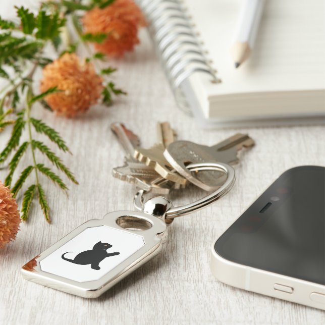 Chaveiro Cat Say Hello (Lateral)