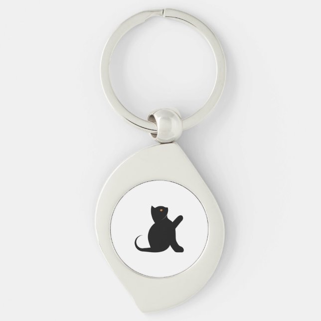 Chaveiro Cat Say Hello (Frente)