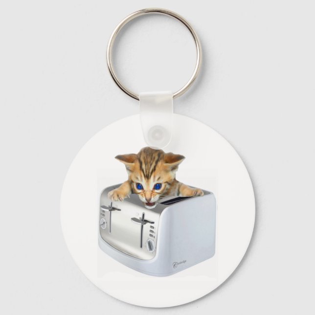 Chaveiro Cat Toaster (Frente)