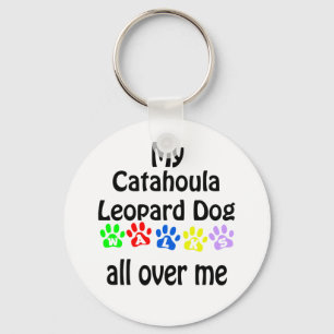 Chaveiro Catahoula Leopard Dog Walk Design