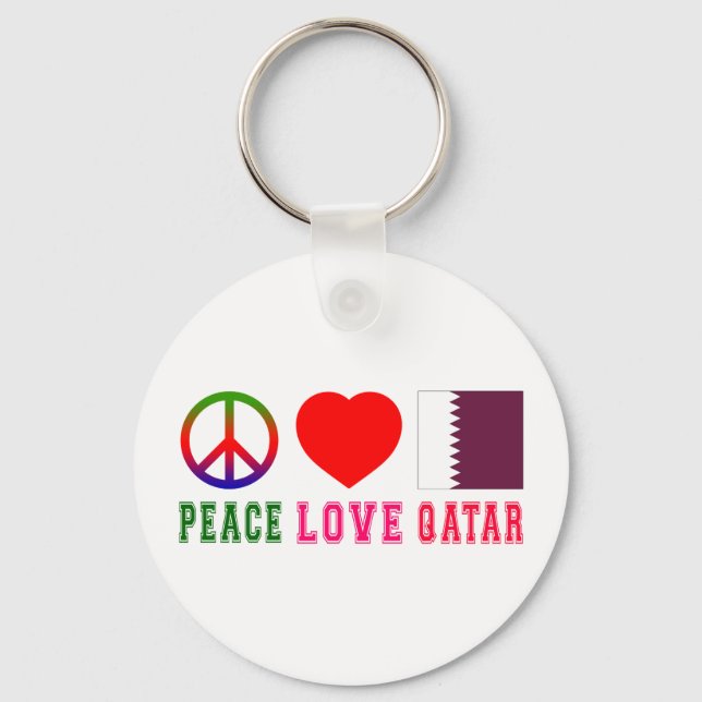 Chaveiro Catar de Paz e Amor (Frente)