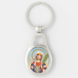 Chaveiro Catarina de Alexandria, vestida egípcia