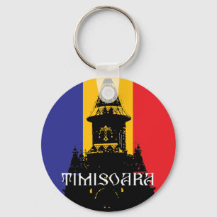 Chaveiro Catedral de Timisoara - bandeira tricolor