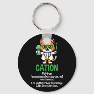 Chaveiro Cation Cute Science Pawsitive Element Chemistry