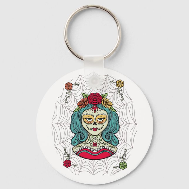 Chaveiro Catrina Día de Muertos Web (Frente)