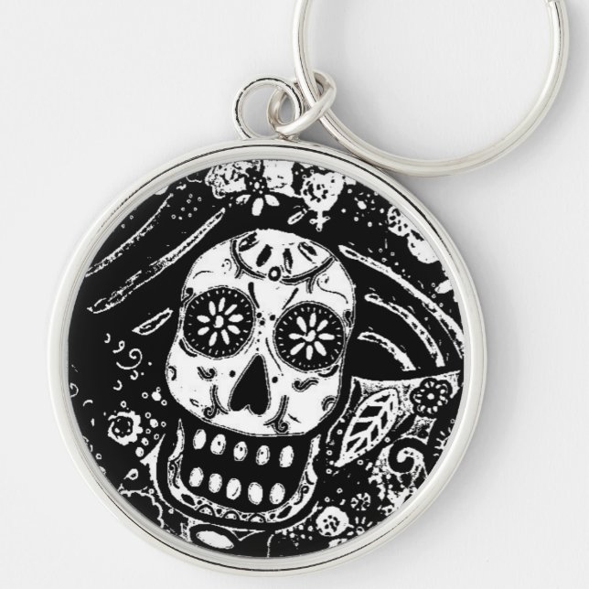 CHAVEIRO CATRINA DIÂMETRO DE LOS MUERTOS (Frente)