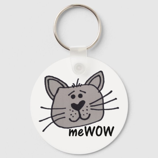 Chaveiro Cat's MeWOW Customizable Keychain (Frente)