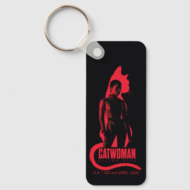 Chaveiro CatWomen Selina Kyle Cat Silhouette (Frente)