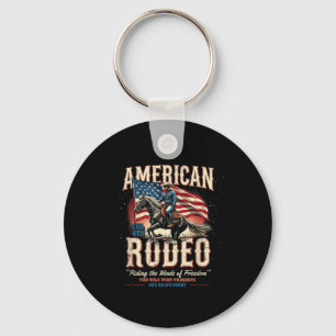 Chaveiro Caubói 4 de Julho Rodeio Ocidental Americano País