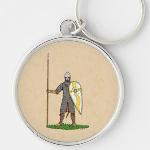 Chaveiro Cavaleiro Normando Medieval Por Volta de 1066