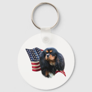 Chaveiro Cavaleiro Rei Charles Spaniel Flag...