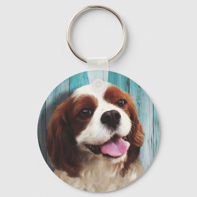 Chaveiro Cavalier King Charles Spaniel - Baxter (Frente)
