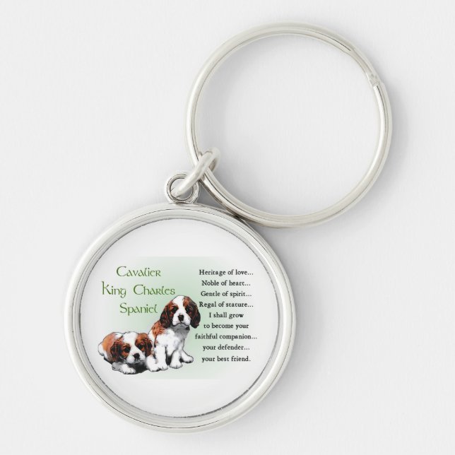 Chaveiro Cavalier King Charles Spaniel Heritage of Love (Frente)