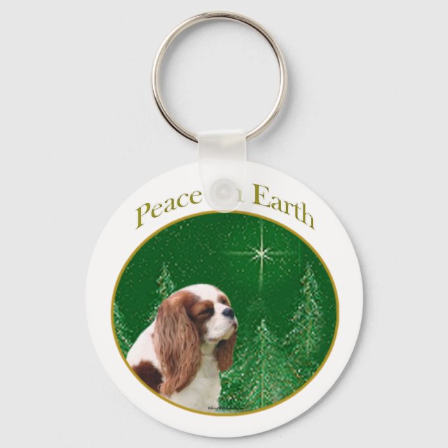 Chaveiro Cavalier King Charles Spaniel Peace (Frente)