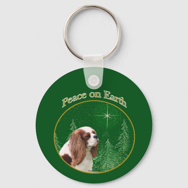 Chaveiro Cavalier King Charles Spaniel Peace (Frente)