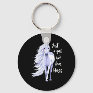 Chaveiro Cavalo Apenas Uma Menina Que Ama Eques Andando De