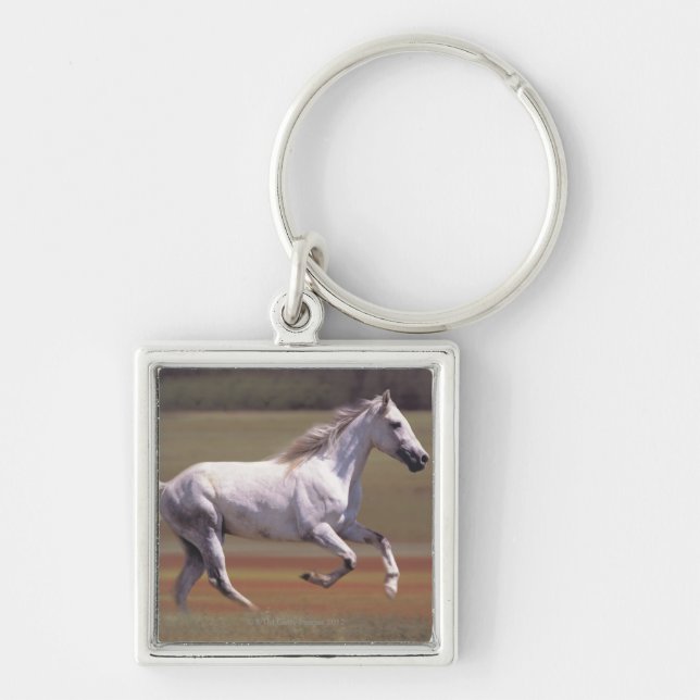 Chaveiro Cavalo branco que funciona no campo (Frente)