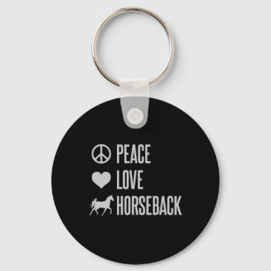 Chaveiro Cavalo de Cavalo de Paz e Amor