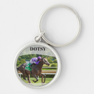 Chaveiro CAVALO DE CORRIDA - DOTSY (primeira vitória)