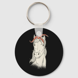 Chaveiro Cavalo De Crianças Com Bandana - Horso Bonito Anda