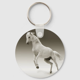 Chaveiro Cavalo de égua branca equestre
