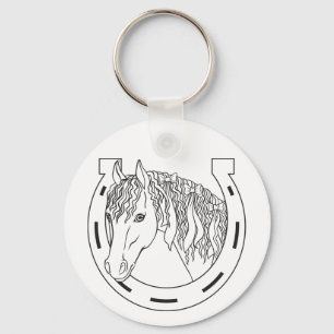 Chaveiro Cavalo de Fenda Equestre Equestre