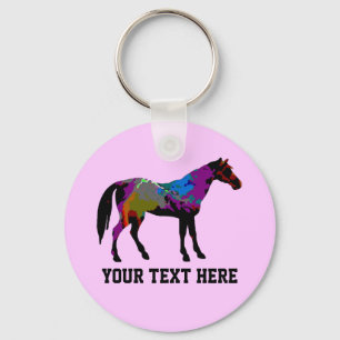 Chaveiro Cavalo de raça personalizado