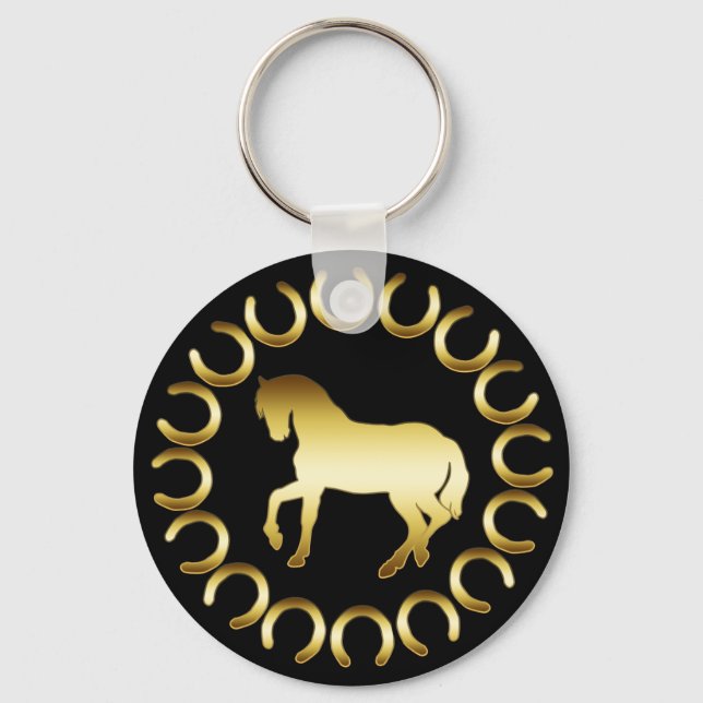CHAVEIRO CAVALO DO OURO (Frente)