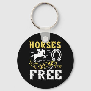 Chaveiro Cavalo Presente Equestre Negro Equestre Equestre