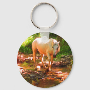 Chaveiro Cavalo Quarto de Milha Palomino