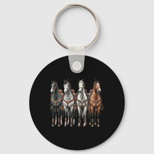Chaveiro Cavalo Retro Rodeio Ocidental Cowboy Equestrian Ho