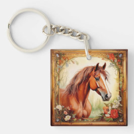 Chaveiro Cavalo Selvagem e Livre