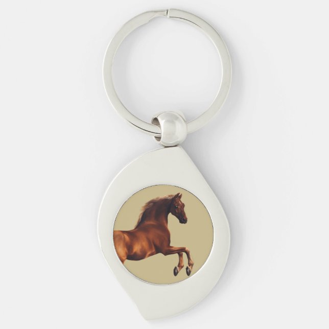 Chaveiro Cavalo Whistlejacket por George Stubbs (Frente)