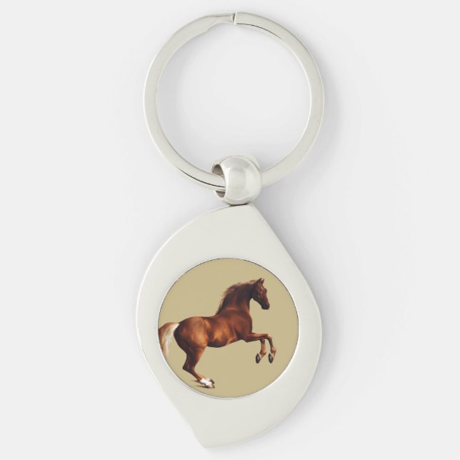 Chaveiro Cavalo Whistlejacket por George Stubbs (Frente)