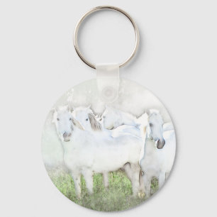 Chaveiro Cavalos brancos