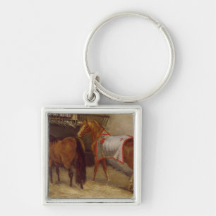 Chaveiro Cavalos nos estábulos