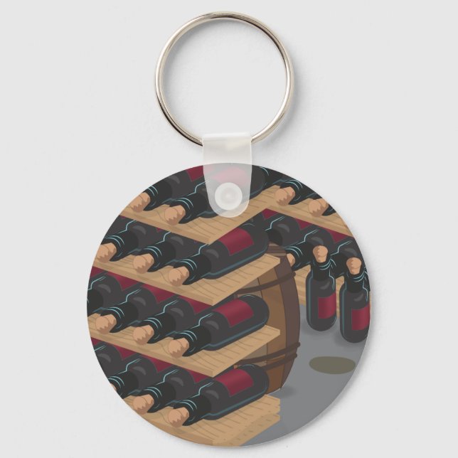 Chaveiro Cave de Vinho (Frente)