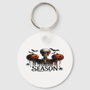 Chaveiro Caveira de Esqueleto de Halloween